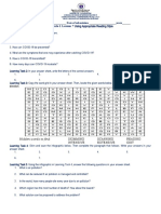 Module 1 Lesson 7 Using Appropriate Reading Style: Learning Task 1: Answer The Following Questions