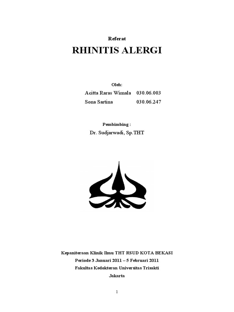 referat rhinitis alergi fin referat rhinitis alergi fin