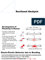 Plastic Sectional Analysis