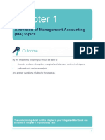 A Revision of Management Accounting (MA) Topics: Outcome