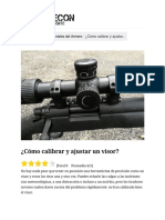 ¿Cómo Calibrar y Ajustar Un Visor? - Ayuda Blackrecon