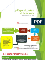 Konsep Kependudukan Di Indonesia