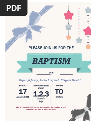 Baptism Invitation