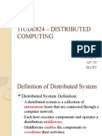 11ude824 - Distributed Computing: Prepared by N.Susila, Ap / It Skcet