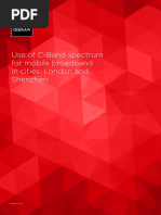 Use of C-Band Spectrum For Mobile Broadband in Cities: London and Shenzhen