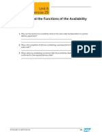 Unit 6 Exercise 29: Understand The Functions of The Availability Check