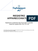 REGISTRO-APPARECCHIATURA Esempio