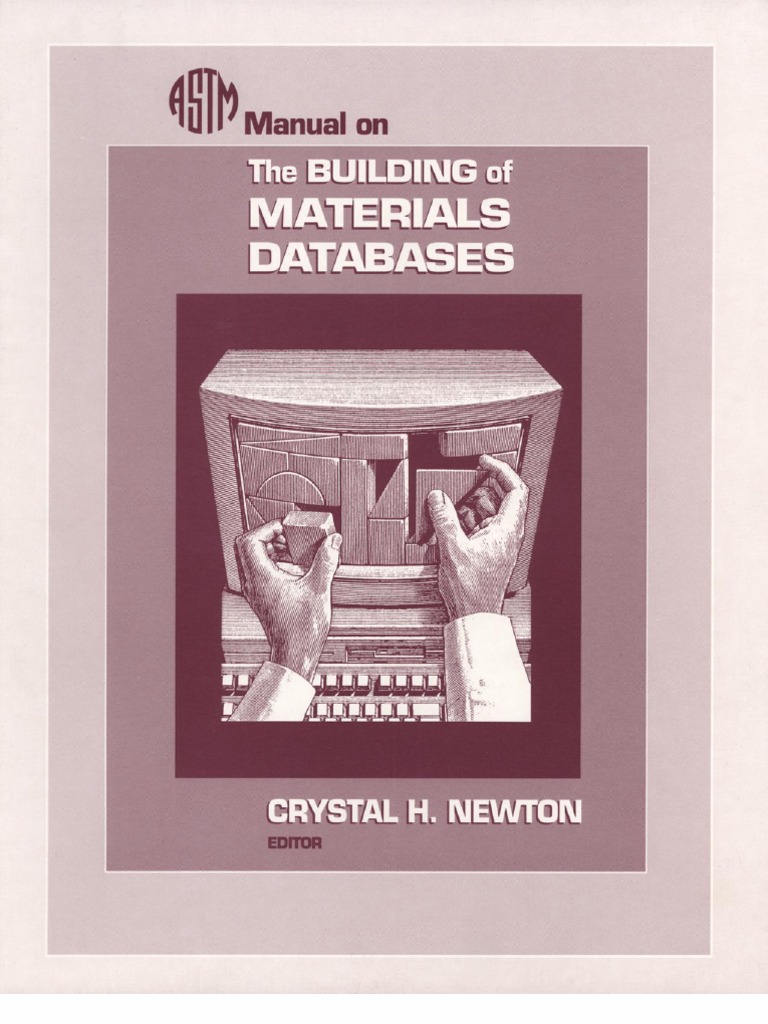 Manual on the Building of Materials Databases Conceptual Model