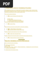 Configuring The Interest Calculations Procedure: OB46 - Interest Settlement Calculation Type