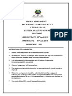 Group Assignment on System Analysis and Design for Cinema Management System