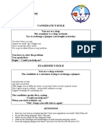 Level 2 Sample Speaking Questions