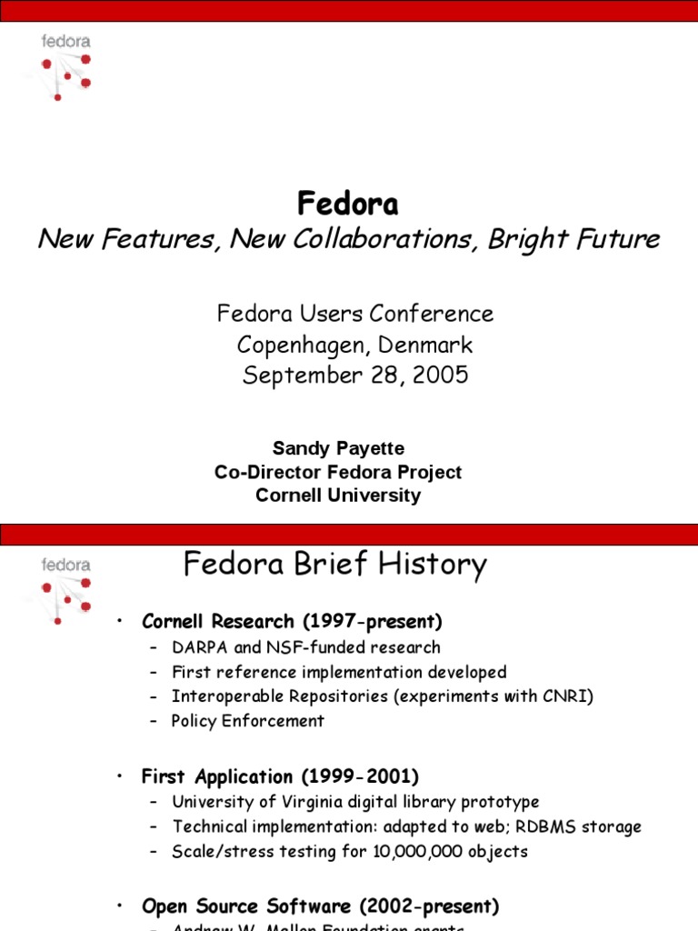 Fedora Users Conference Highlights | PDF | Application Software ...