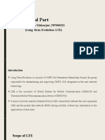 Individual Part: Pranesh Maharjan - NP000323 (Long Term Evolution-LTE)