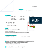 Evaluare Clasa A IV-a