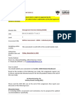 Management Decision Making Assessment 1 Brief Form 2020-21-1