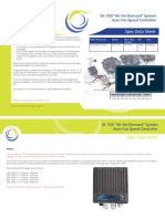Spec Data Sheet: DC VSD "Air-On-Demand" System Auto Fan Speed Controller