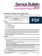 Service Bulletin: Procedure For Clearing Certain OBDM Faults