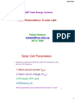 Solar Cells_Characteristic Parameters and Design Considerations_lecture-3