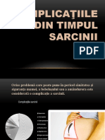 Complicatii in Timpul Sarcinii