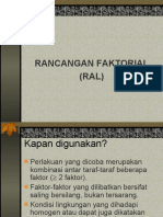 Materi 4-Percobaan Faktorial (RAL, RAKL)