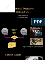 Relational Databases and Mysql: Charles Severance