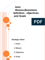 Business Definition, Objectives and Goals