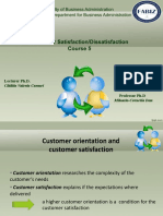 CRM Course No.5 2020 Customer Satisfaction - Dissatisfaction