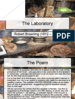 The Laboratory: Robert Browning (1812 - 1889)