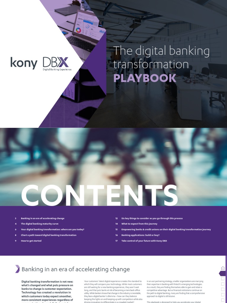 Digital Banking Transformation Playbook | PDF | Performance Indicator ...