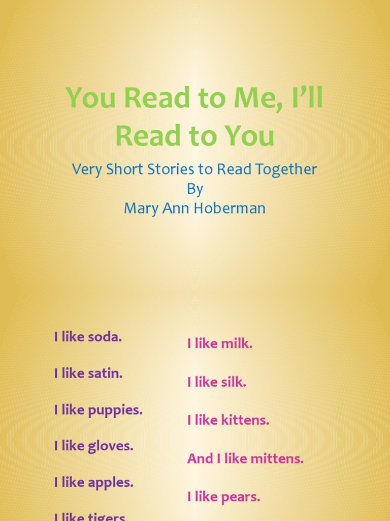 You read to me ill read to pdf clothing