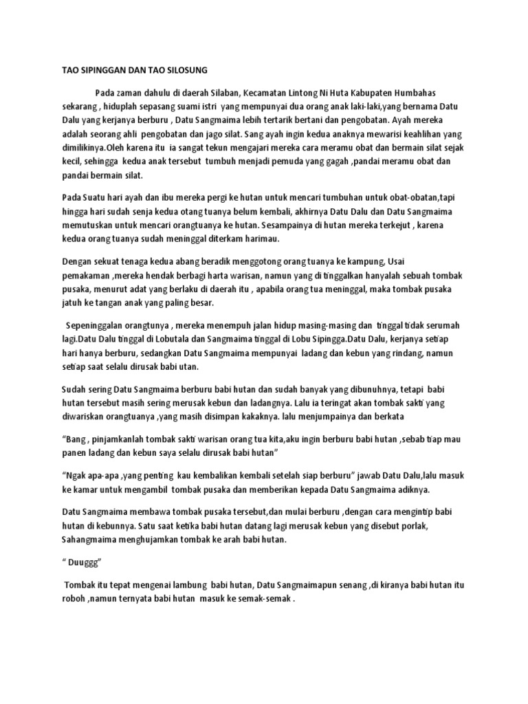 Mengenal Tao Silosung: Wisata Alam Seluas 10 Hektar yang Menyerupai Lesung