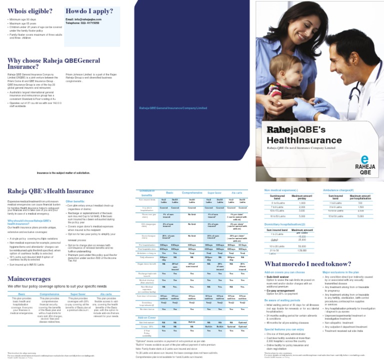 Health Insurance for Families | PDF | Insurance | Services (Economics)