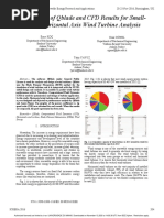 Comparison of Qblade and CFD Results For Small-Scaled Horizontal Axis Wind Turbine Analysis
