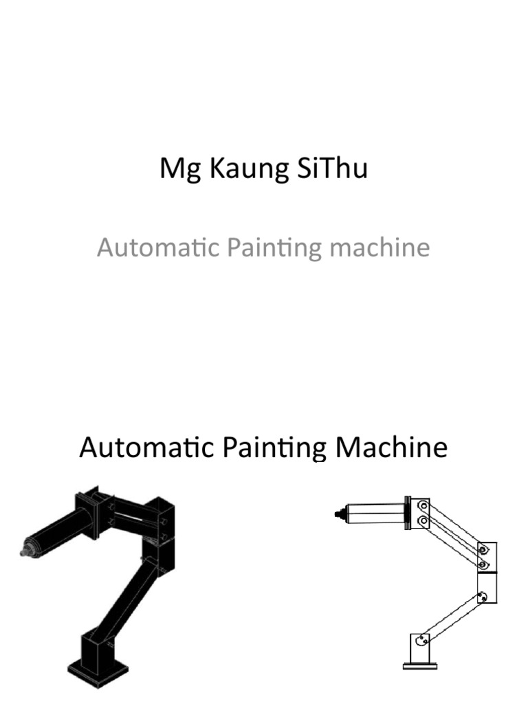 Painting Machine Power Point | PDF | Machines | Paintings