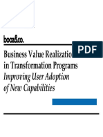 Strategyand Business Value Realization Transformation ProgramsPWC PDF