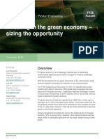 Investing in The Green Economy - Sizing The Opportunity