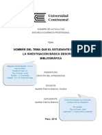 Plantilla de Informe Descriptivo Bibliográfico - Final