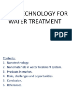 Nanotechnology For Water Treatment