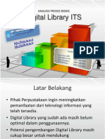 Digital Library ITS: Analisis Proses Bisnis