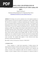 Process Simulation and Optimization of Cyclohexane Manufacturing Plant Using Unisim and Hint PDF