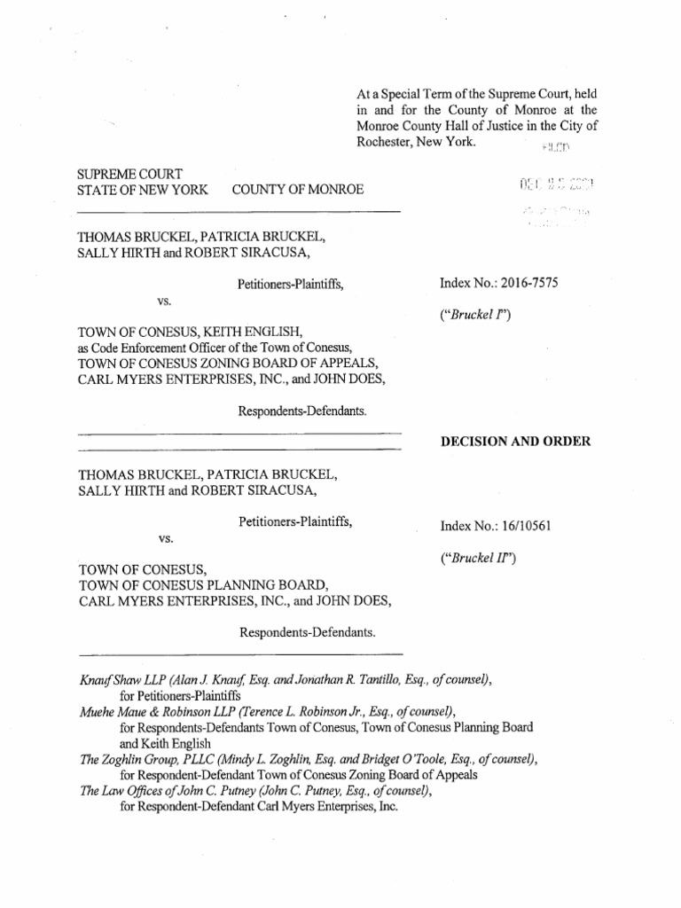 Conesus Inn Decision and Order 122820 PDF