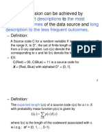 Data Compression Can Be Achieved by Assigning To of The Data Source and