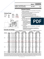 125 RZG Technical Data Sheet - Prime Duty