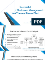 Planned Shutdown Management