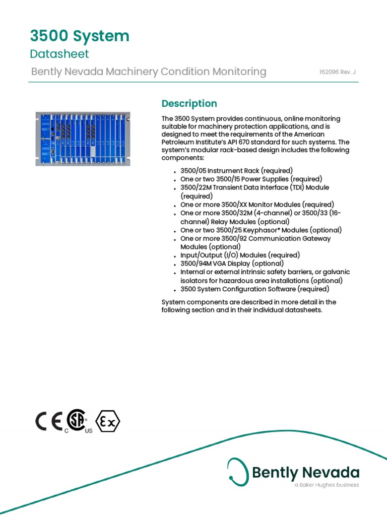 3500 System Datasheet 162096 PDF | PDF | Programmable Logic Controller ...