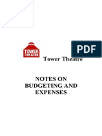 Tower Theatre Budget Basics