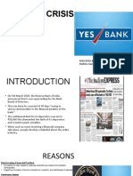 Yes Bank Crisis: Presented By-Mahima Gupta Kanvi Kaushik Naman Kalra
