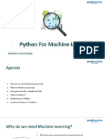 Python For Machine Learning: Sampriti Chatterjee