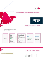 Dhaka WASA Bill Payment Through Bkash PDF