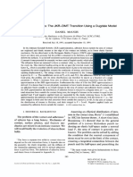 Adhesion of Spheres: The JKR-DMT Transition Using A Dugdale Model